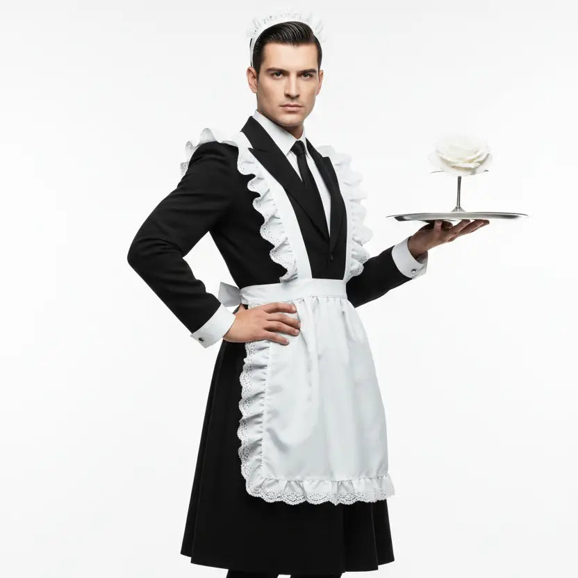 Black Maid Outfit for Men: Dark Seductive & Stylish