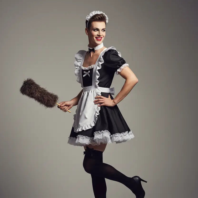 Maid Outfit for Slim Men: Create Curves with Fabric