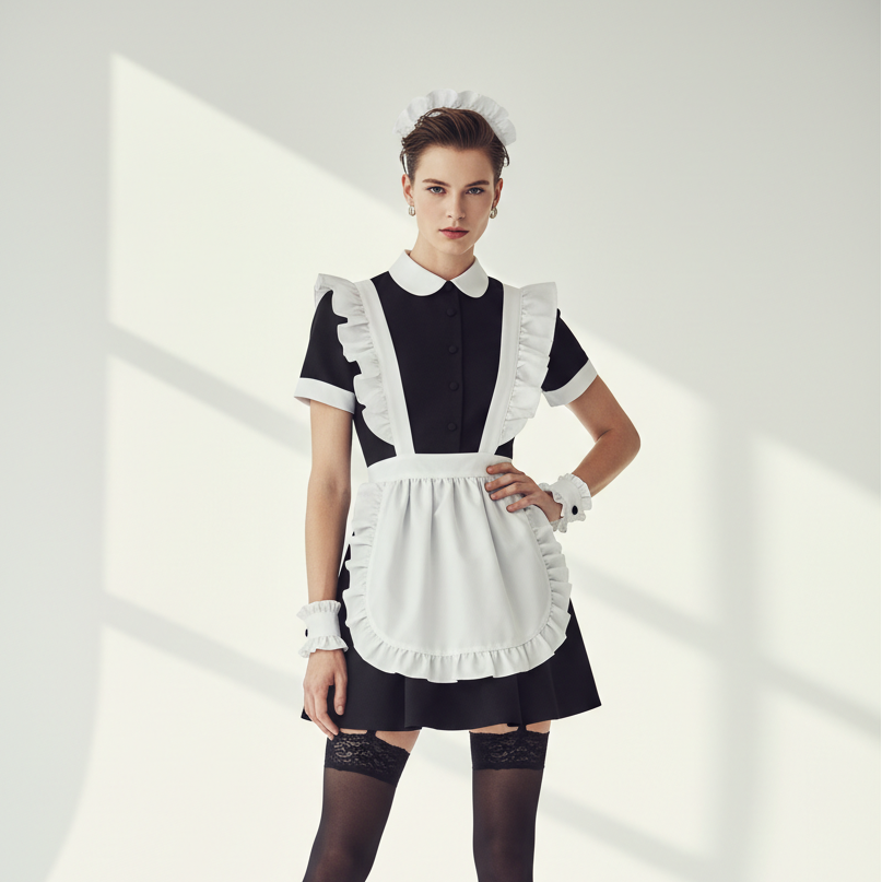 Maid Outfit for Slim Men: Create Curves with Fabric