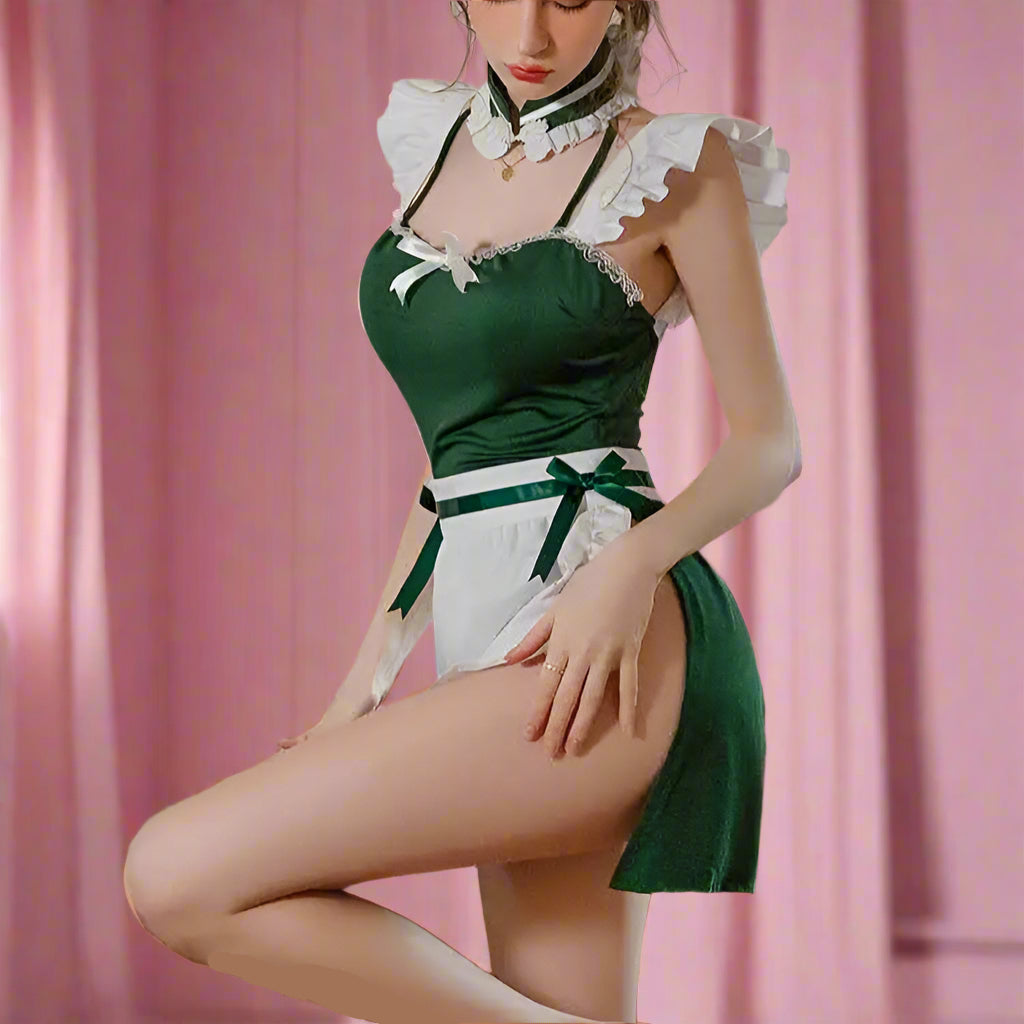 Open Back French Maid Outfit