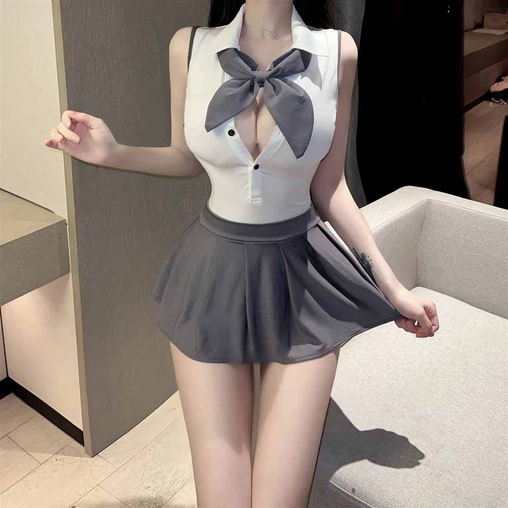 Sexy Underwear Pure Desire Style Student Dress Jk Passion Female Free-from-off Average Size Temptation Suit Qqny