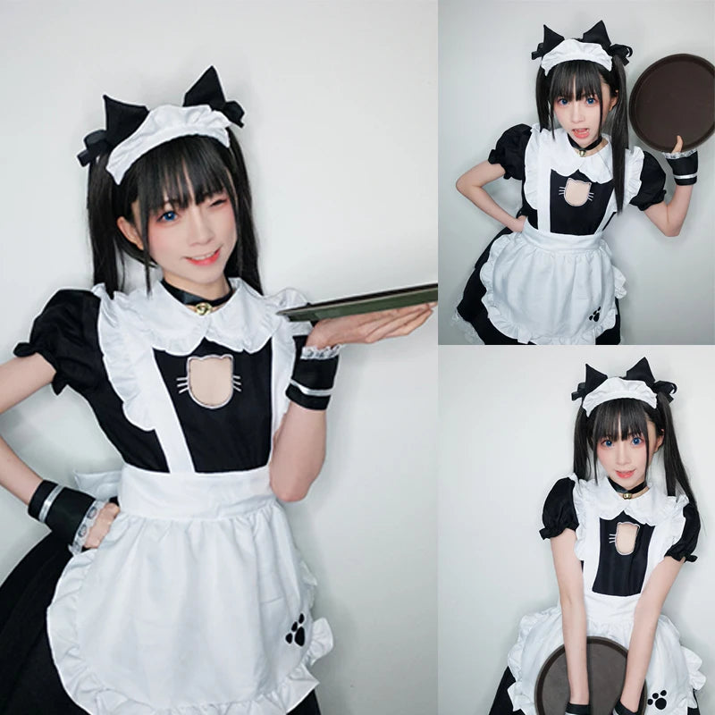 Cute Cat Maid Outfit