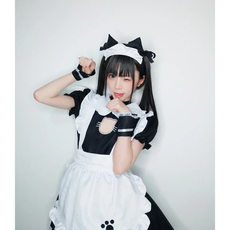 Cute Cat Maid Outfit