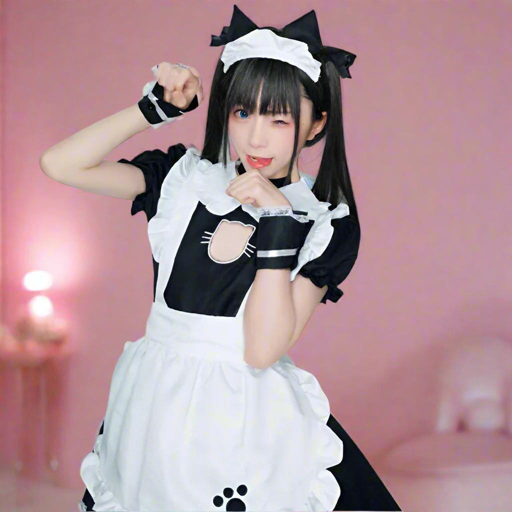 Cute Cat Maid Outfit