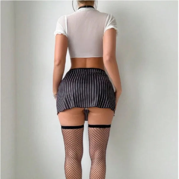 Slim Fit Preppy Sexy Secretary Outfit