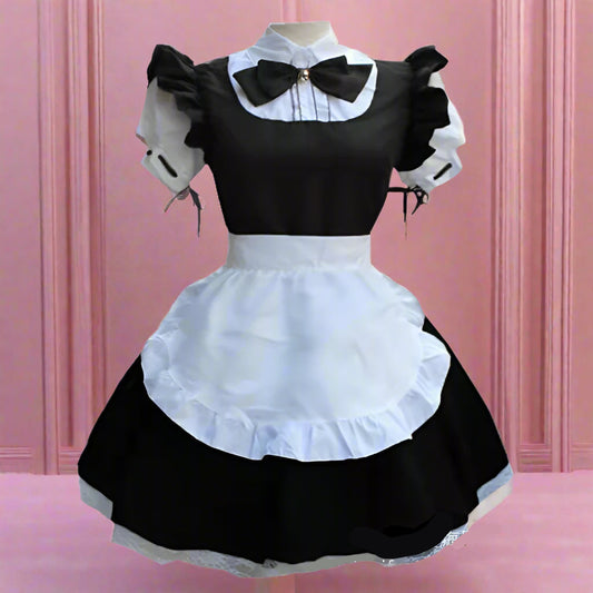 French Maid Bow Tie Outfit