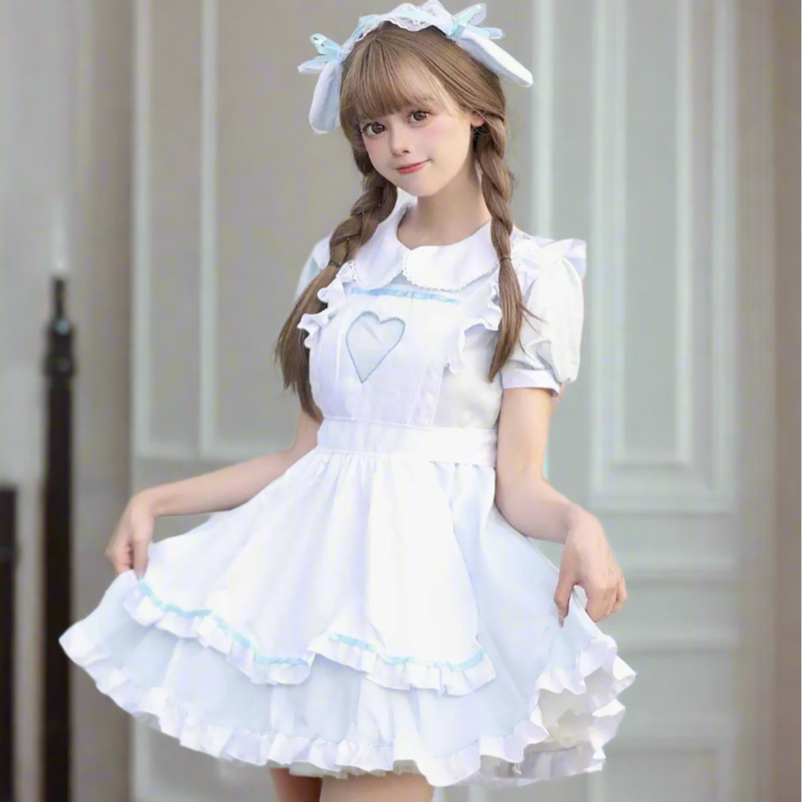 Kawaii Blue Maid Outfit