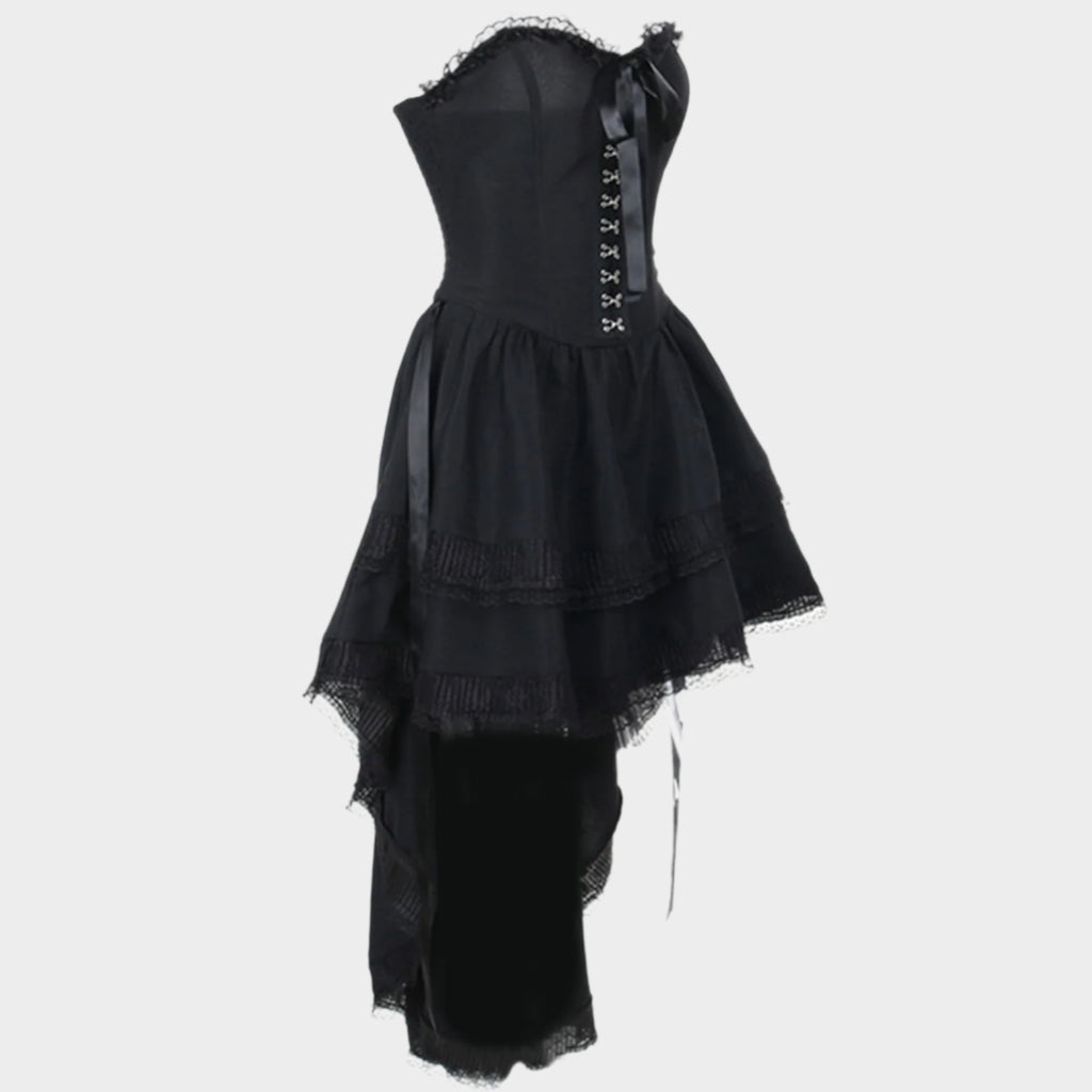 Gothic Lace-Up Sexy Outfit