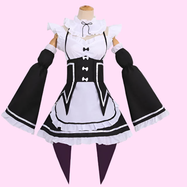 Premium Anime-Inspired Classic Maid Outfit