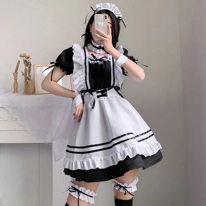 Japanese Maid Long Outfit Set