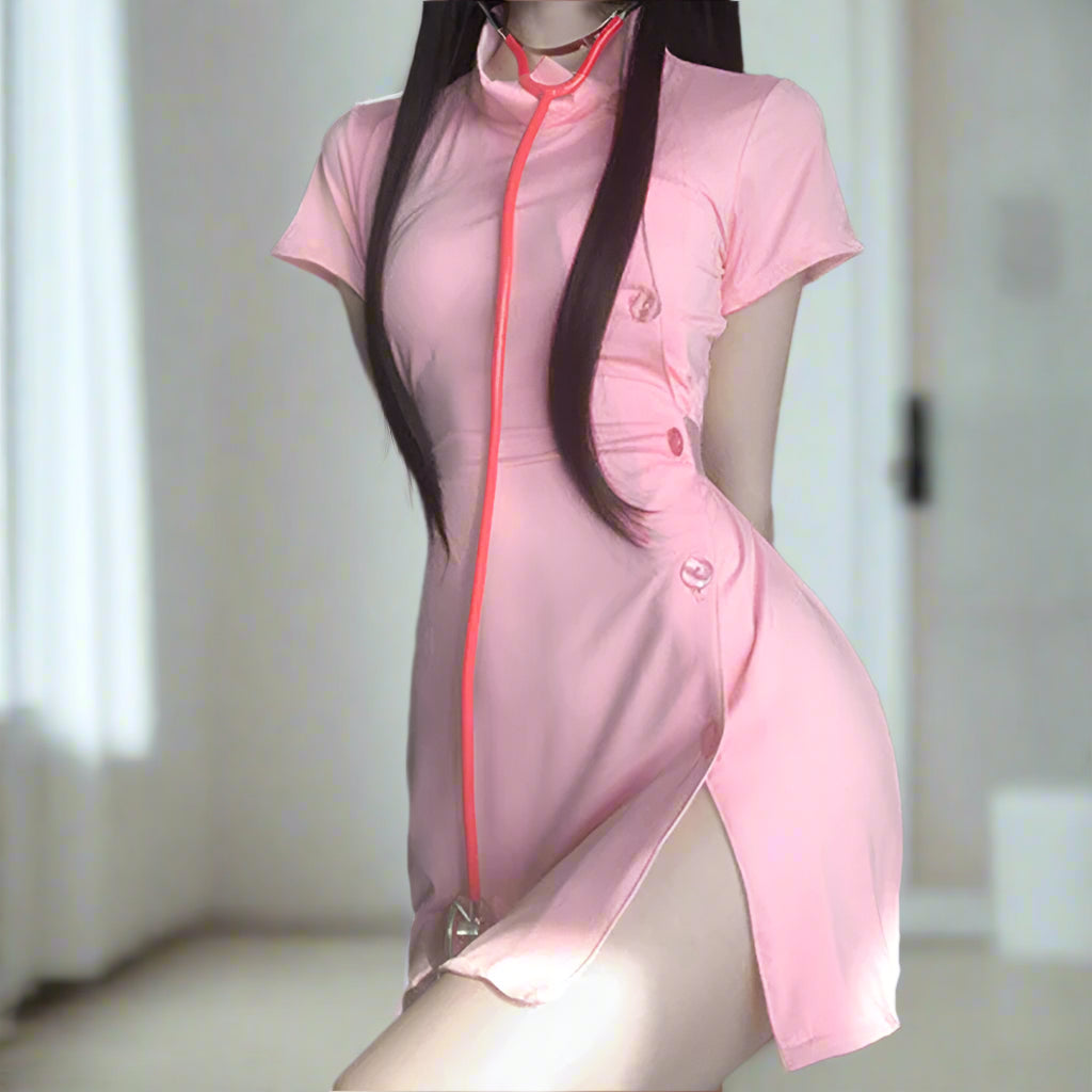 Japanese Pink Nurse Outfit
