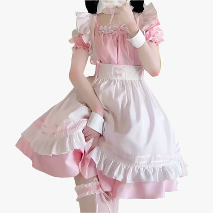 Pink Japanese Maid Outfit