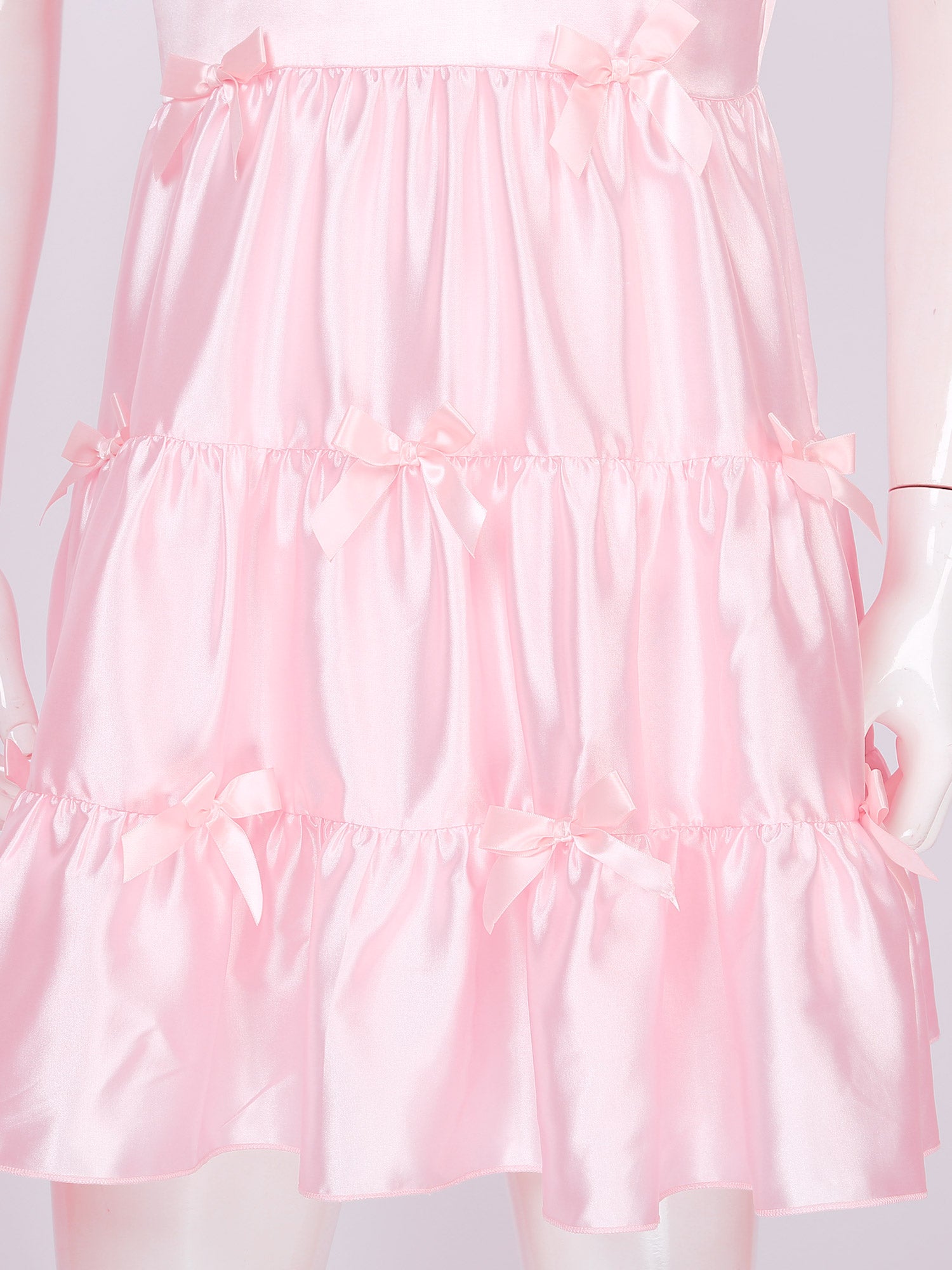 Satin Pink Male Maid Outfit