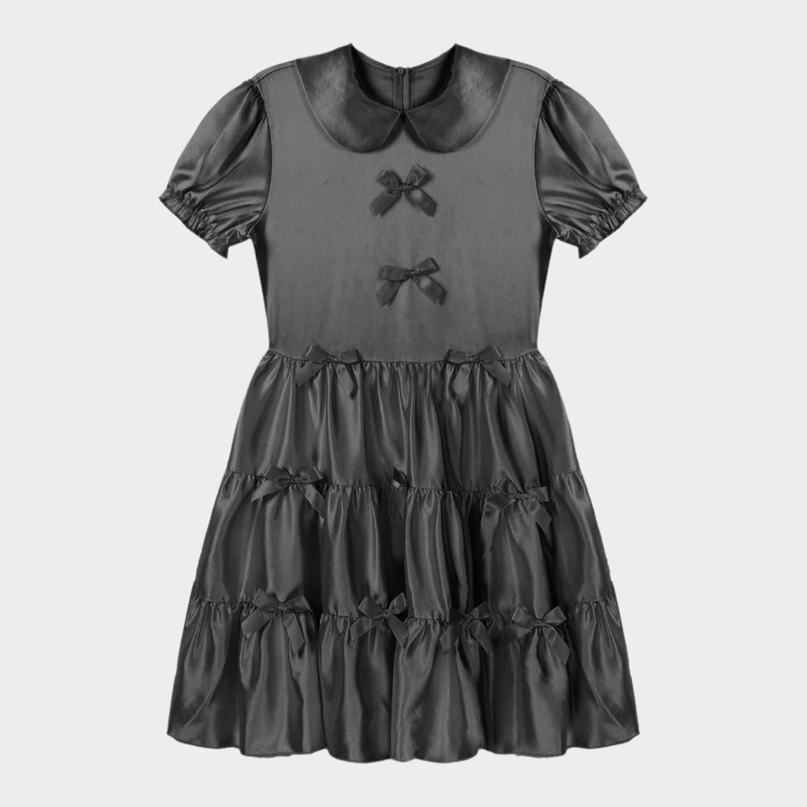 Satin Black Male Maid Outfit