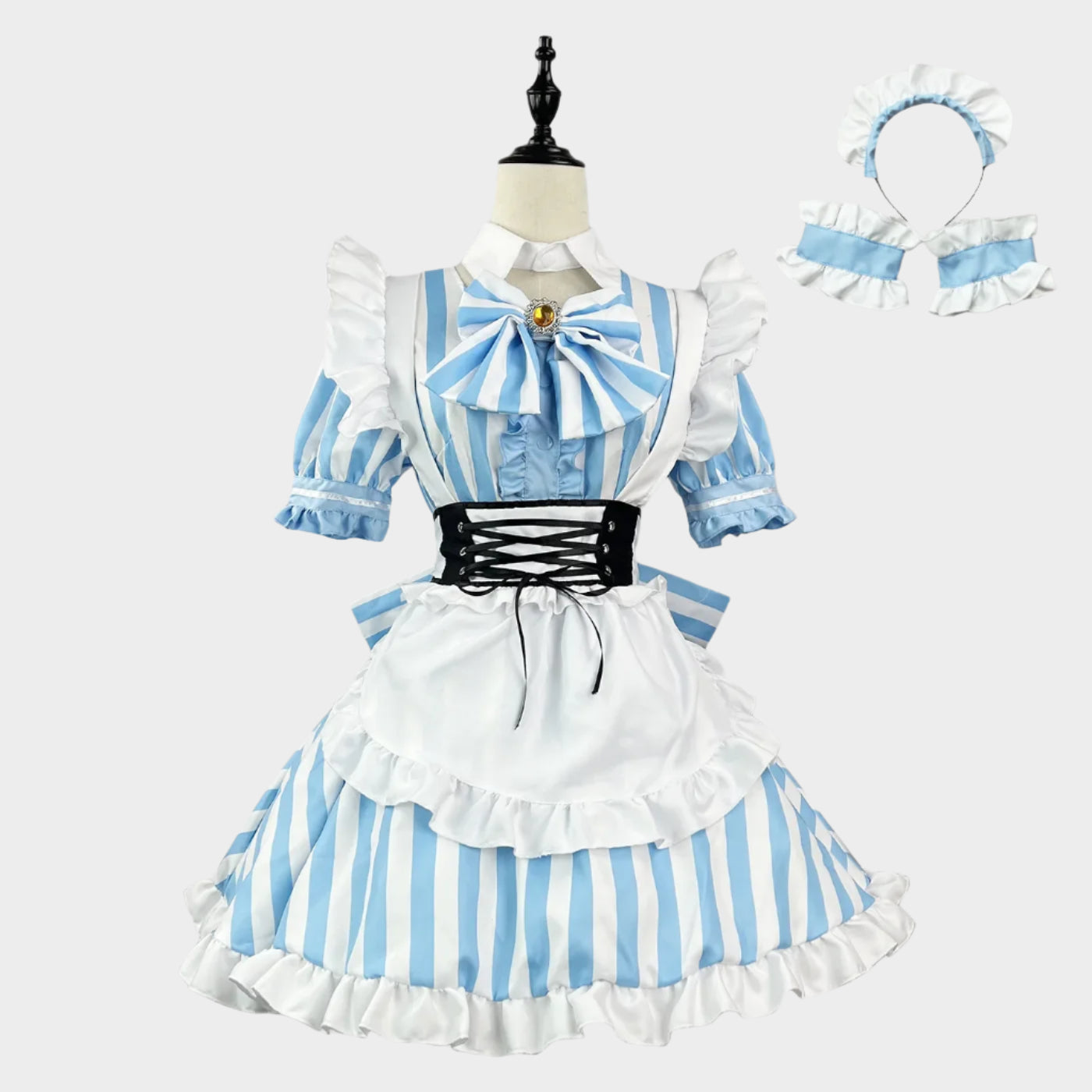 Kawaii Blue Maid Outfit