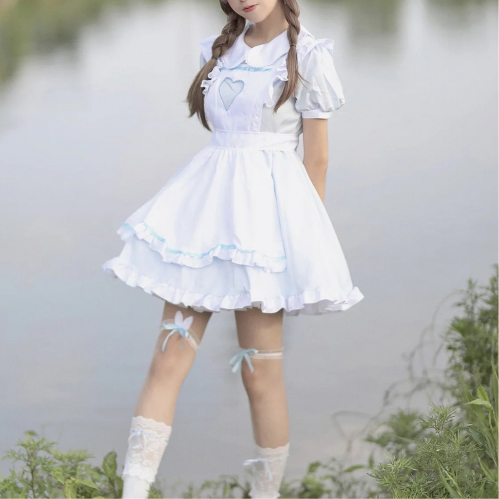 Plus Size Kawaii Pink Bunny Maid Outfit