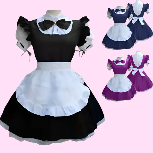 French Maid Bow Tie Outfit