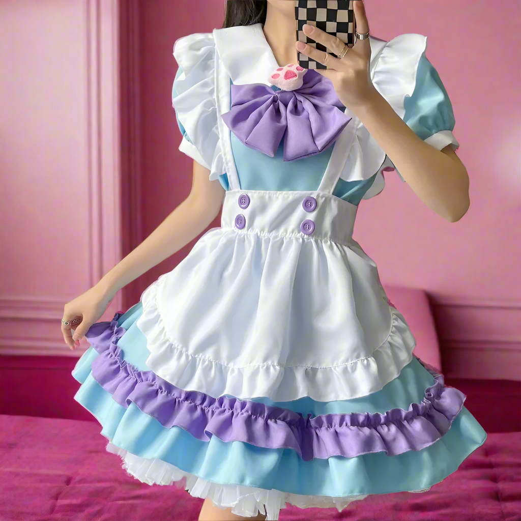 Kawaii Big Bow Maid Outfit