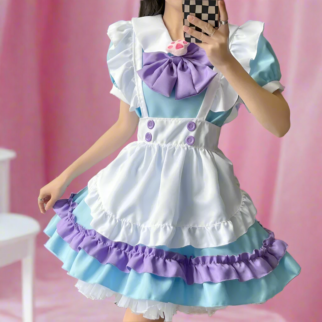 Kawaii Big Bow Maid Outfit