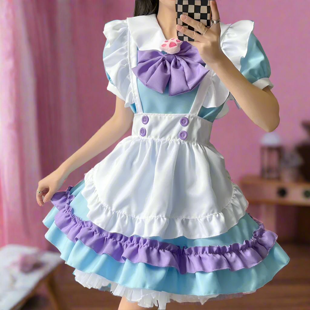 Kawaii Big Bow Maid Outfit