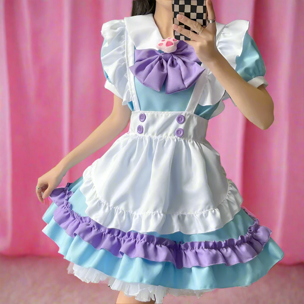 Kawaii Big Bow Maid Outfit