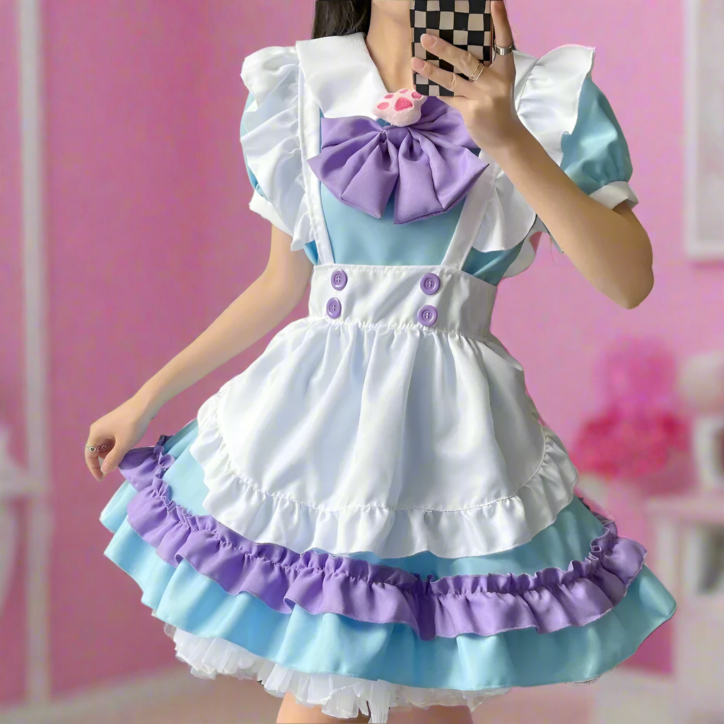 Kawaii Big Bow Maid Outfit