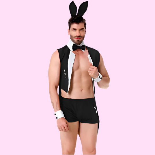 Sexy Male Maid Bunny Tuxedo Outfit