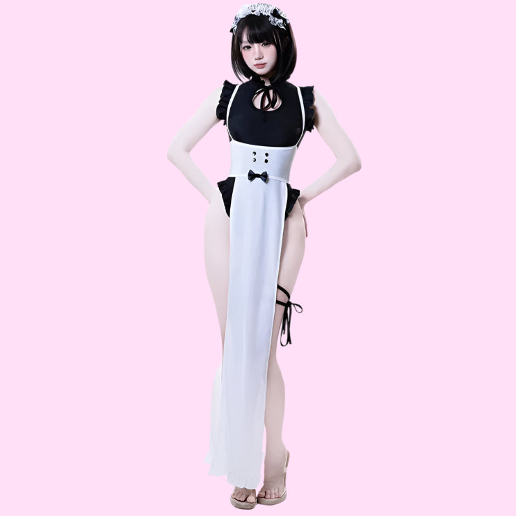 Long Apron French Maid Outfit