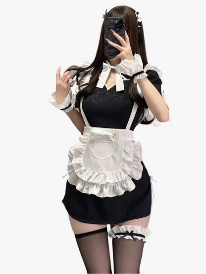 Retro Cheongsam Anime Maid Outfit