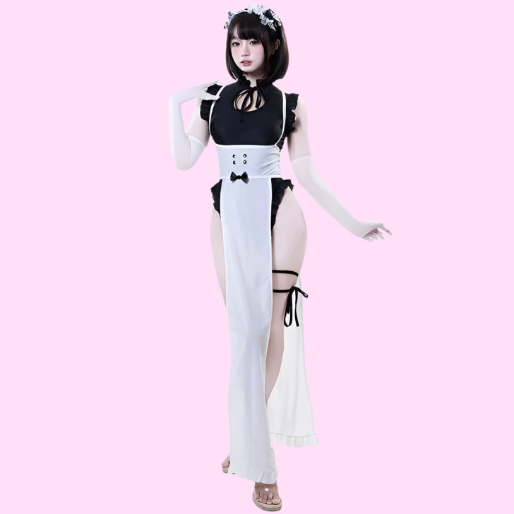 Long Apron French Maid Outfit