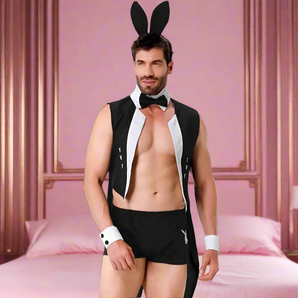 Sexy Male Maid Bunny Tuxedo Outfit