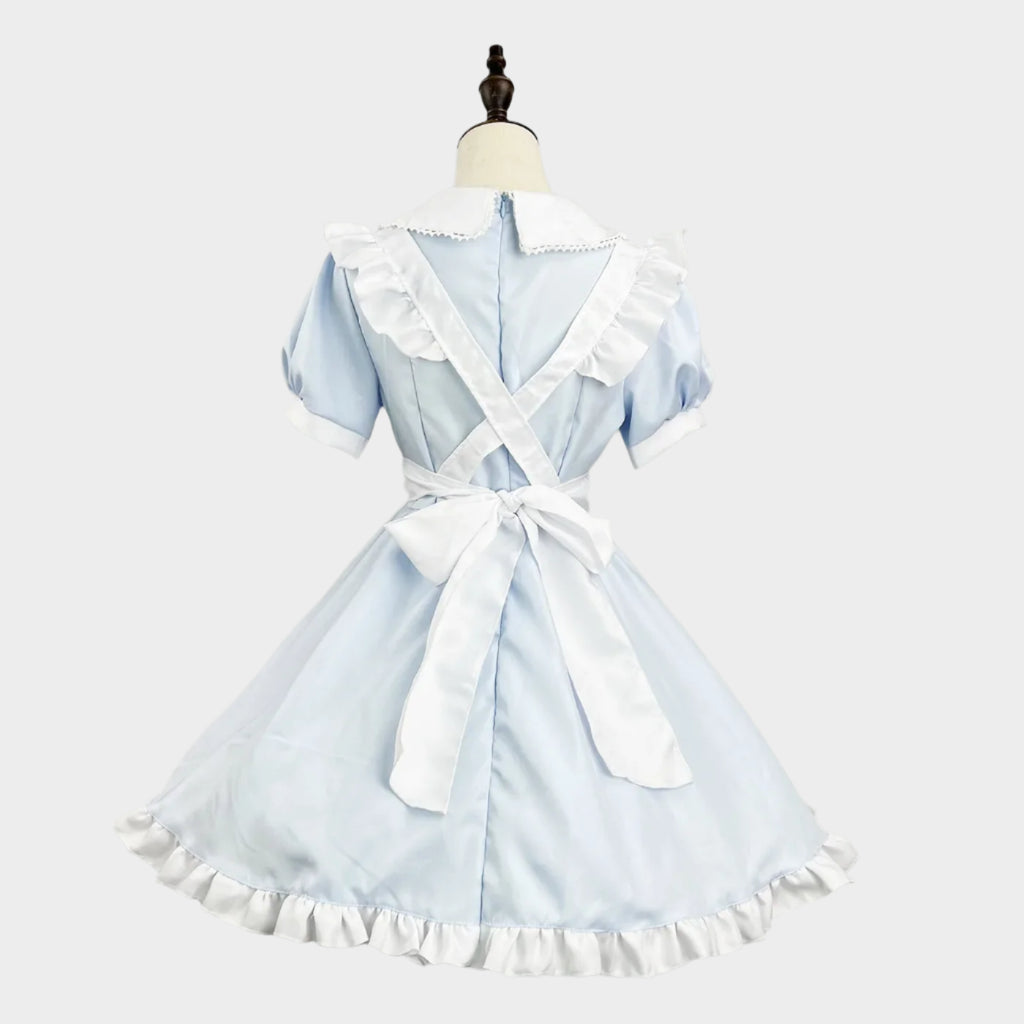 Plus Size Kawaii Light Blue Bunny Maid Outfit