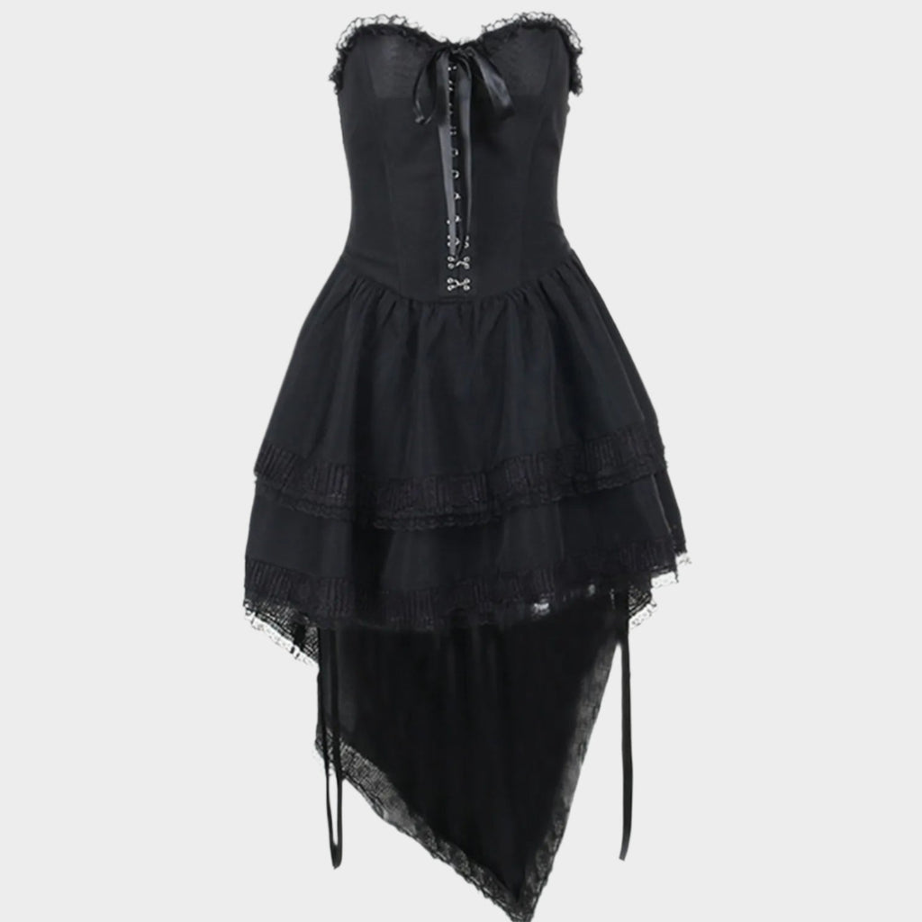 Gothic Lace-Up Sexy Outfit