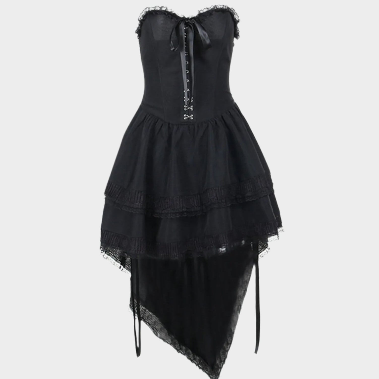 Gothic Lace-Up Sexy Outfit