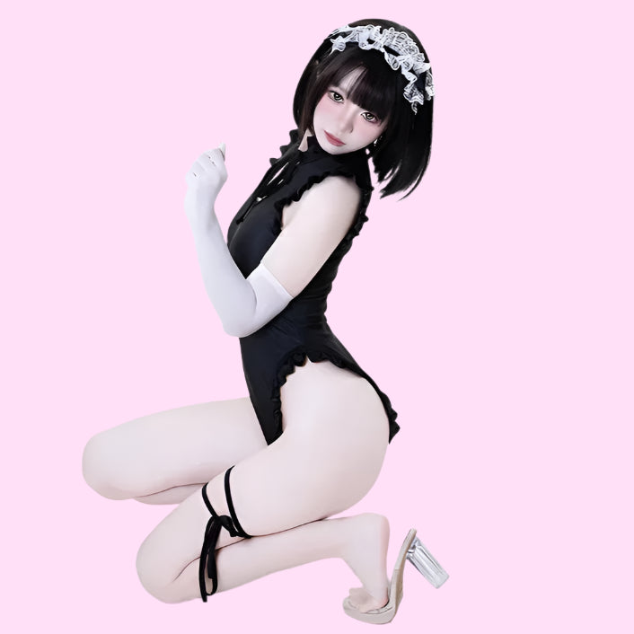 Long Apron French Maid Outfit