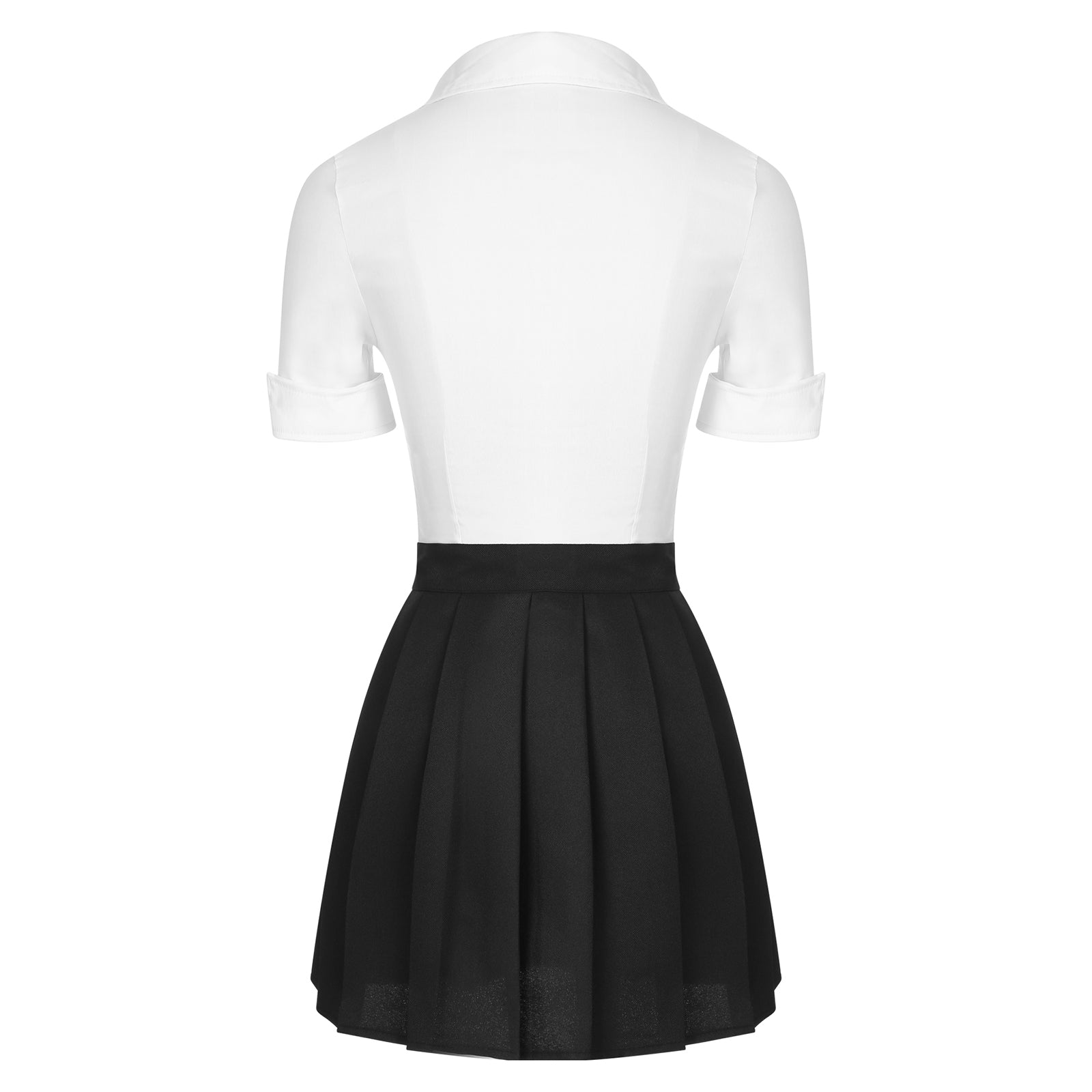 Pleated Skirt Secretary Outfit