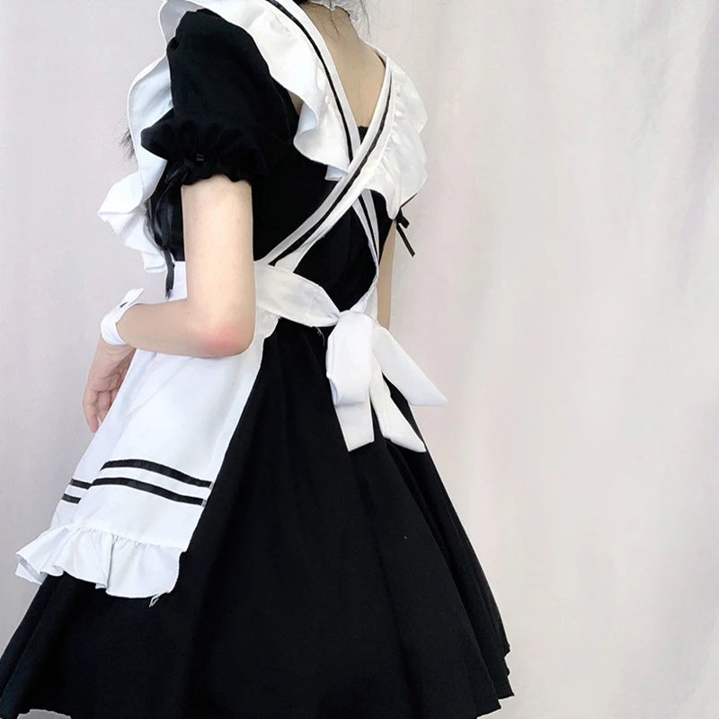 Japanese Maid Long Outfit Set