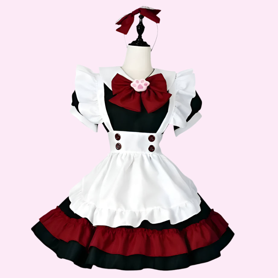 Kawaii Big Bow Maid Outfit