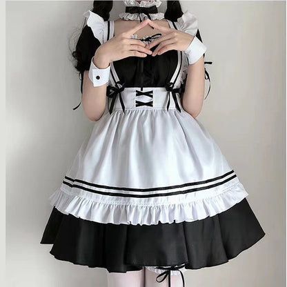 Japanese Maid Long Outfit Set