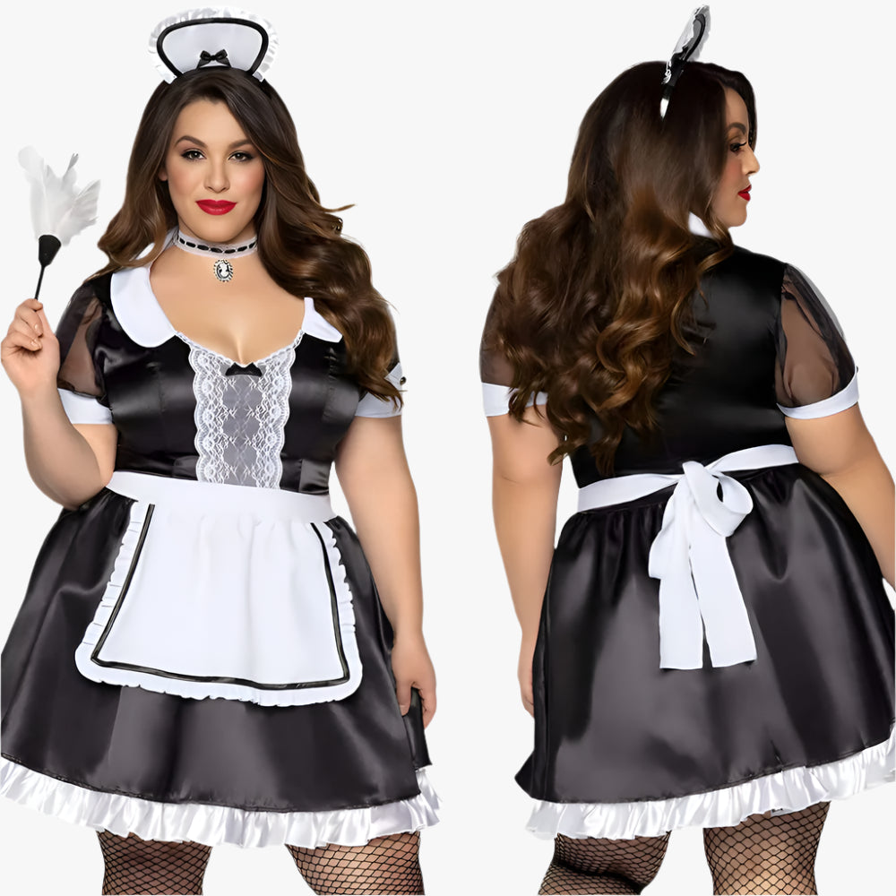 Curvy Temptation Plus Size Maid Outfit