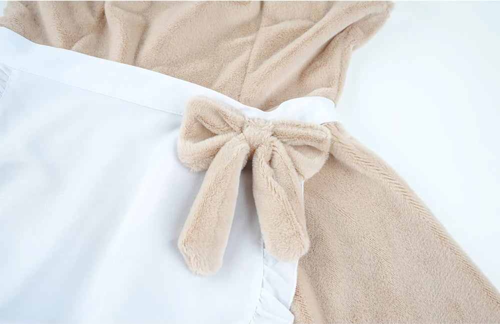 Kawaii Bear Maid Plush Outfit