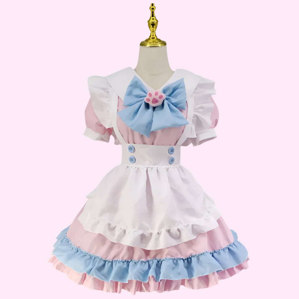 Kawaii Big Bow Maid Outfit