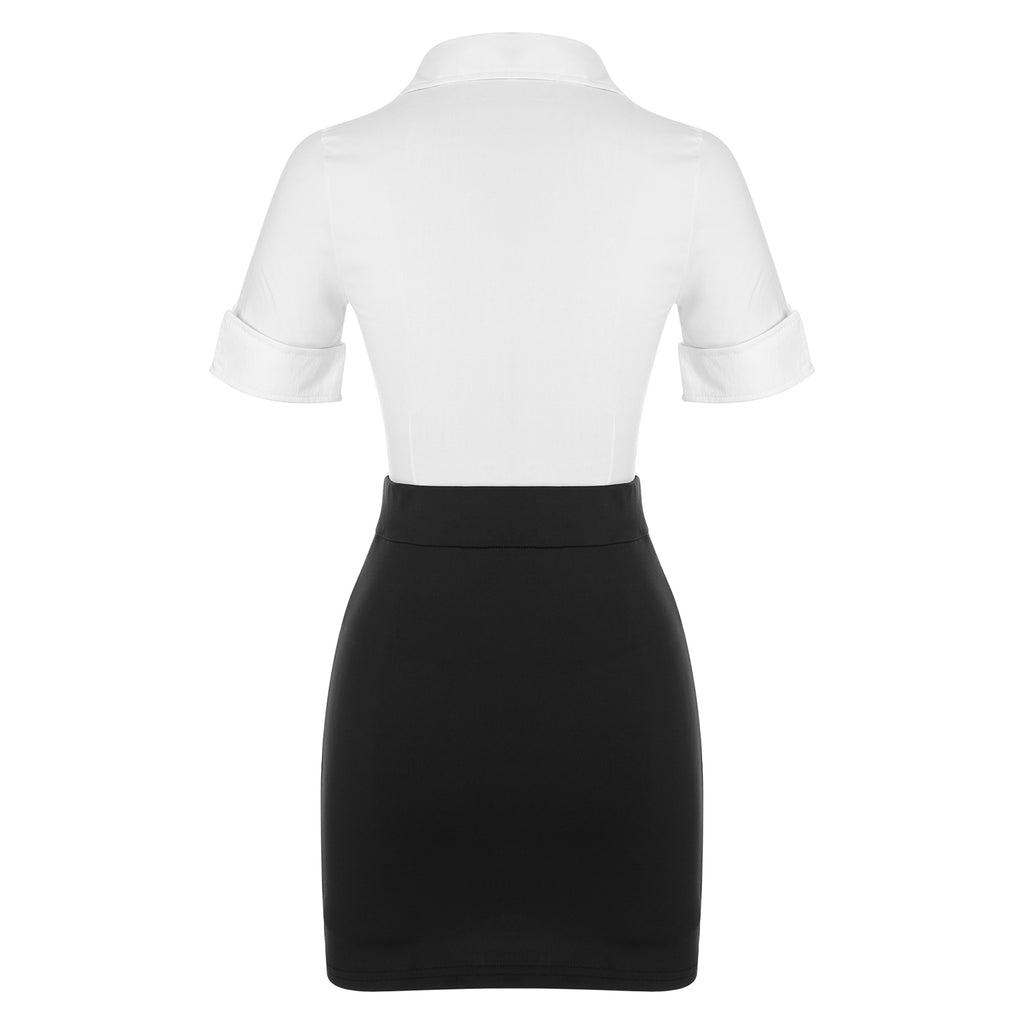Skinny Skirt Secretary Outfit