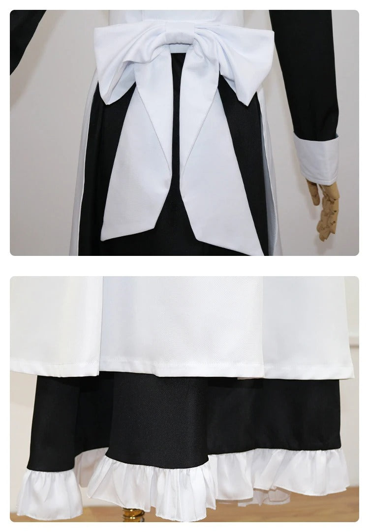 Sissy French Maid Long Dress Men's Outfit
