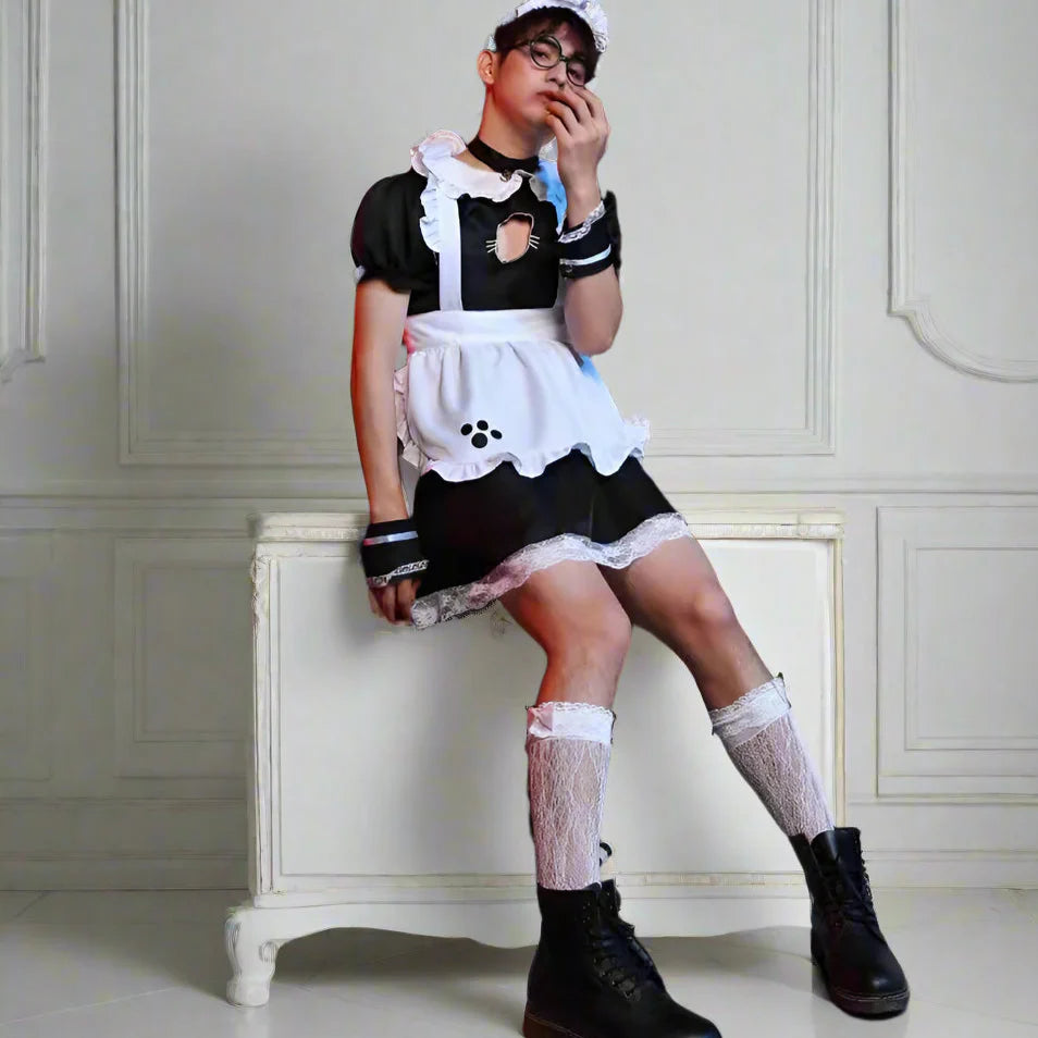 Anime Cat Male Maid Outfit - Outfit