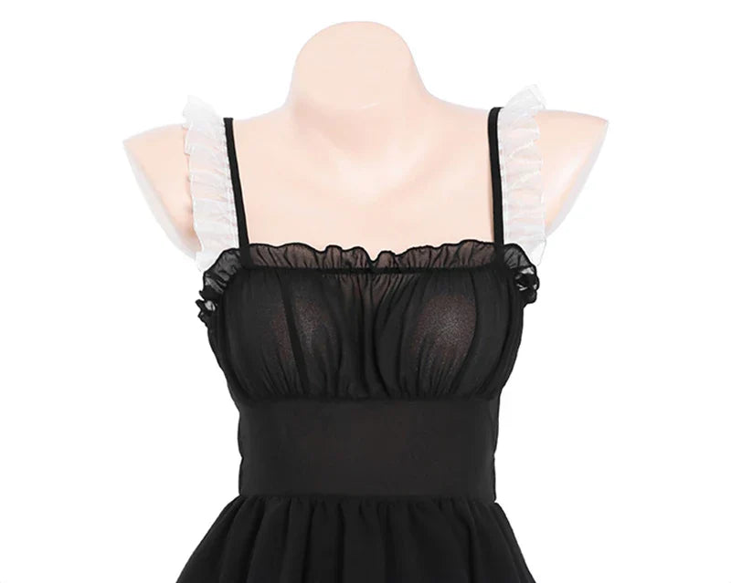 Bad Girl Devil Anime Maid Outfit - Black / One size - Outfit
