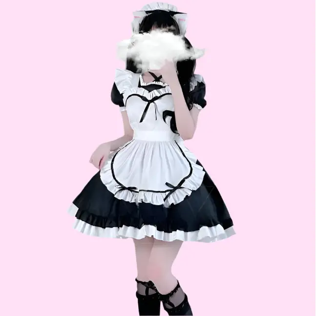 Black Anime Maid Outfit - Outfit