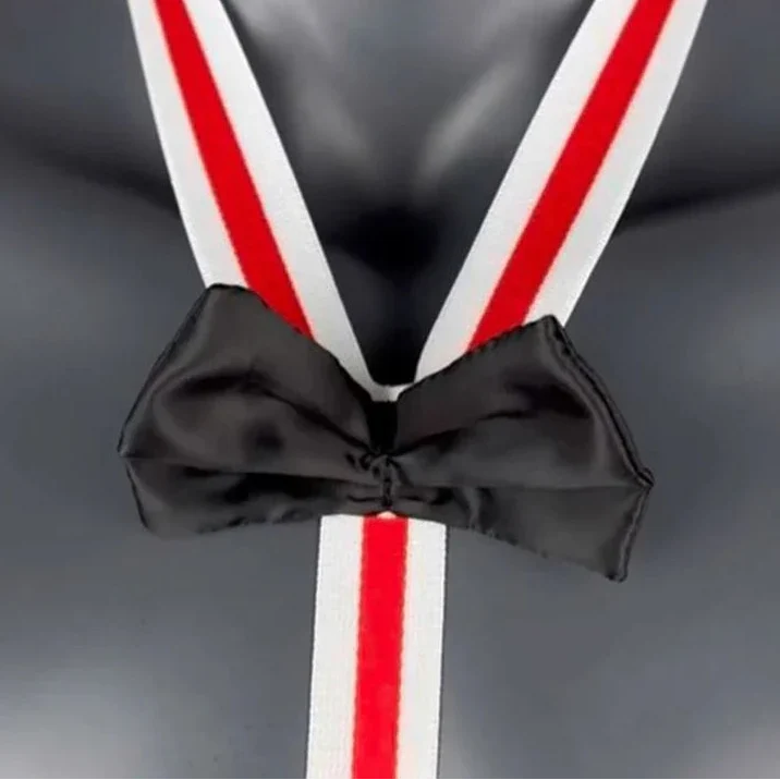 Novelty Sexy Men’s Mankini Thong Underwear Erotic Lingerie Waiter Costume Suspender Bodysuit Tie Teddies