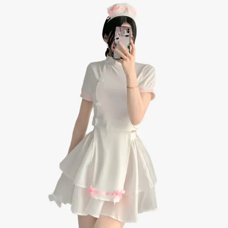 Classic Sexy Nurse Outfit - White / One-Size - Outfit