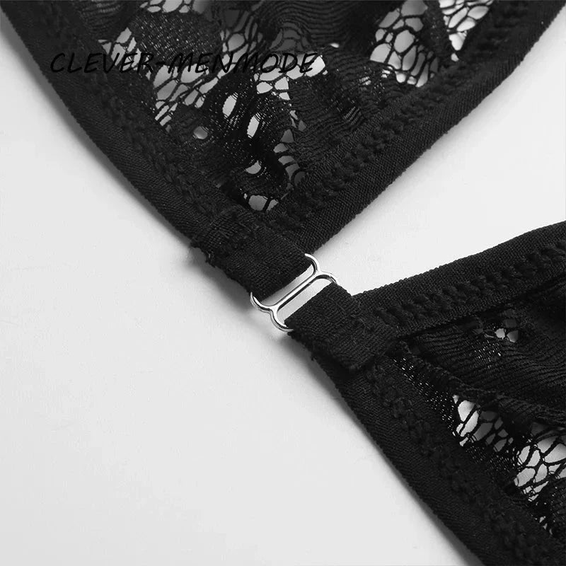 Men’s Sexy Bra Underwear Sets Men Belt Lace Lingerie BDSM Chest Strap Sex Lingerie Sissy Outfit Men Crop Top